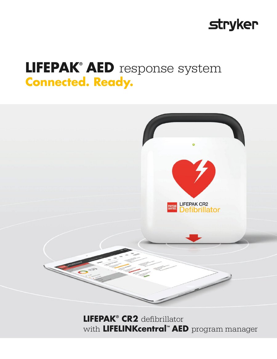 LIFEPAK CR2 AED brochure cover